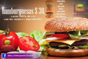 Alitas Y Hamburguesas Los Arcos food