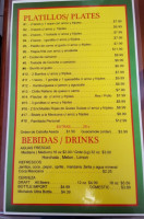 Tacos Azteca Cedar Hill menu