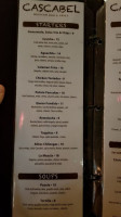 Cascabel menu