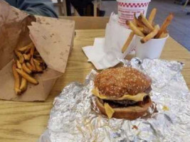 Five Guys Burgers Fries food