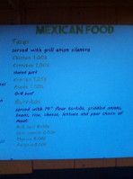 Merendero Estela menu