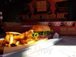 Hero Certified Burgers food