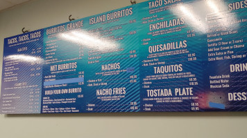 Jawz Mexican Grill menu