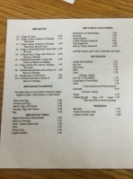 Morningstar Marinas menu