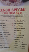 Reunion Asian Kitchen menu