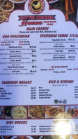 Butter Chicken House menu