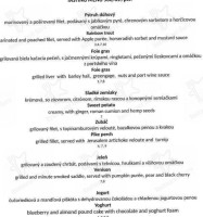 Albrecht menu