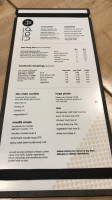 Dan Modern Chinese menu