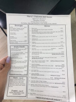 Marie's Taqueria menu