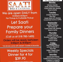 Saati Deli Catering Llc food