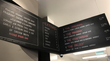 Rooster Rice menu