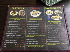 Shawarma City menu