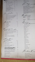 Casa Vila menu