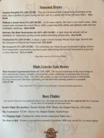 Wichita Brewing Co Pizzeria East menu