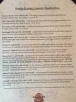 Wichita Brewing Co Pizzeria East menu