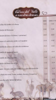 El Fogaril menu