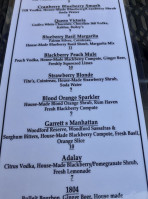 Garrett's Mill Brewing Company menu