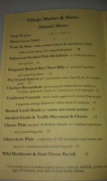 Water Street Kitchen menu