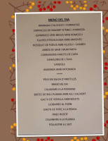 El Bescanoni menu