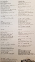 The Grove menu