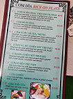 Pho Van menu