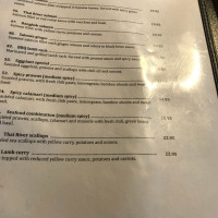 Thai Ginger Bistro menu