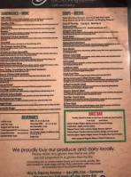 The Serving Spoon menu