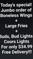 Red Zone Grill menu