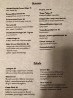 Bunker Hill American Taproom menu