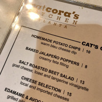 Cat Cora’s menu