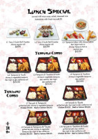 Sushi Cafe menu