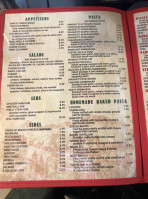 Verona Italian menu