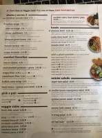 Veggie Grill menu