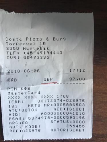 Costa Pizza Mad