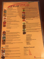 Thai Chili menu