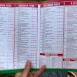 Sydhavnens Pizzaria Menu