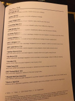 Wasabi menu