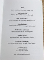 De Stadskwekerij Bv Amsterdam menu