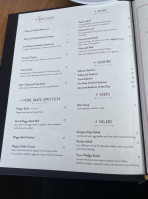 Salt + Charcoal menu