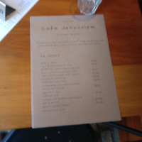 Fishbone Cafe menu