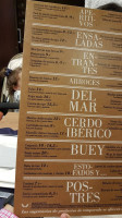 La Cuchara de San Lorenzo menu