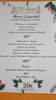 La Carolina menu