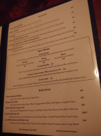 Pearl Dive Oyster Palace menu