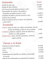 Corchea menu