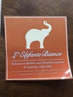 L'elefante Bianco menu