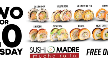 Sushi Madre Del Mar food