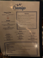 Conmigo menu