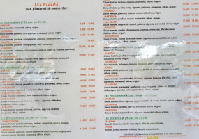 La Fringale menu