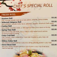 Fuji Japanese Seafood And Steakhouse menu