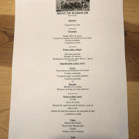 Taxus At Camping Fuentes Carrionas menu